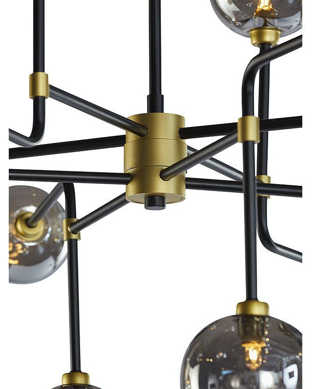 Deimos Ceiling Light, Large, Smoke Gray