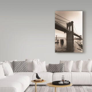 "Brooklyn Bridge 2" by Chris Bliss, Canvas Art, 22"x32"