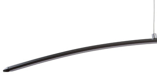 Roxanna 41.5" Dimmable Adjustable Integrated LED Linear Pendant, Black