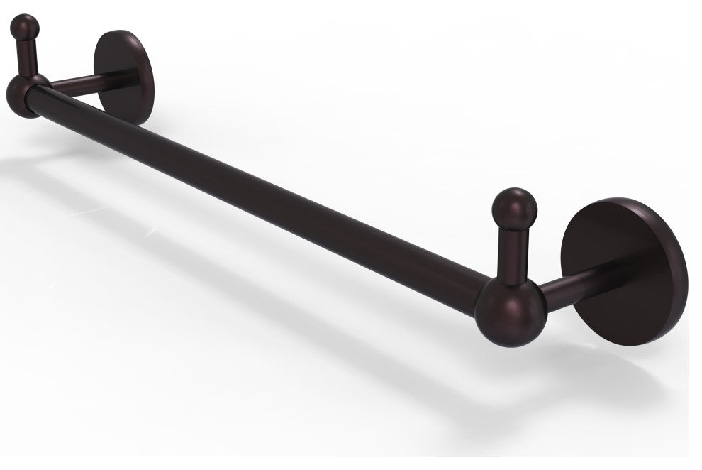 Prestige Skyline 30" Towel Bar with Integrated Hooks, Antique Bronze