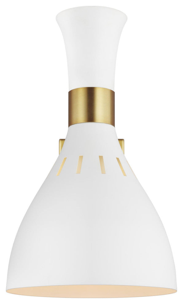 Joan Task Sconce, Matte White