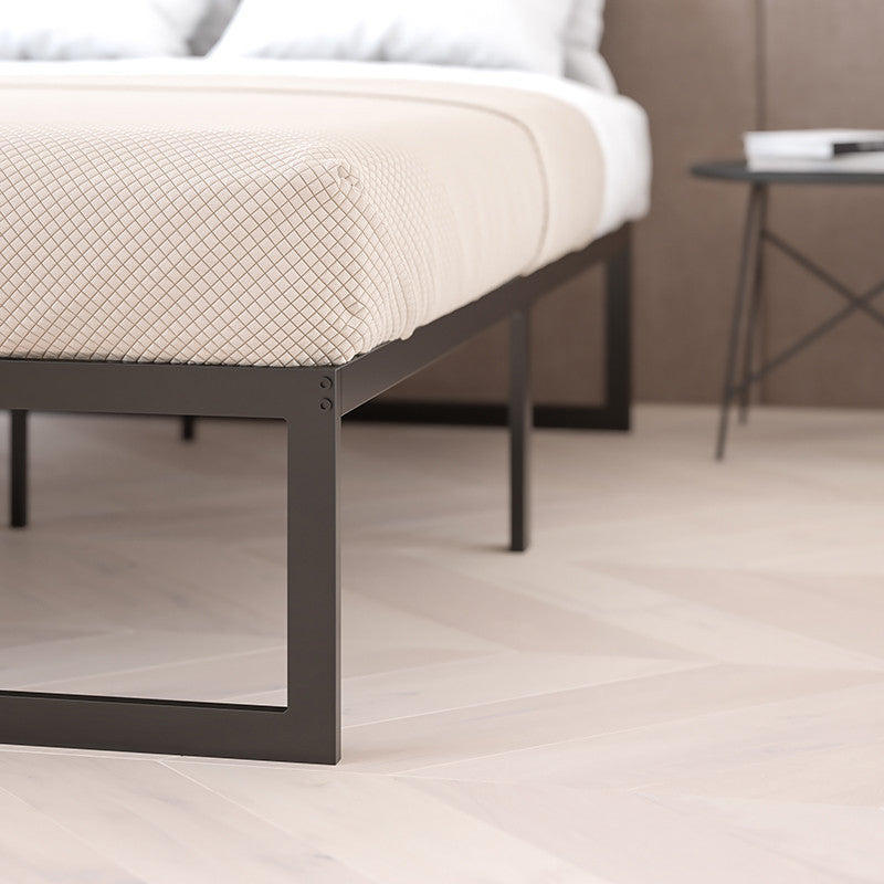14" Metal Platform Bed Frame - No Box Spring Needed, Queen