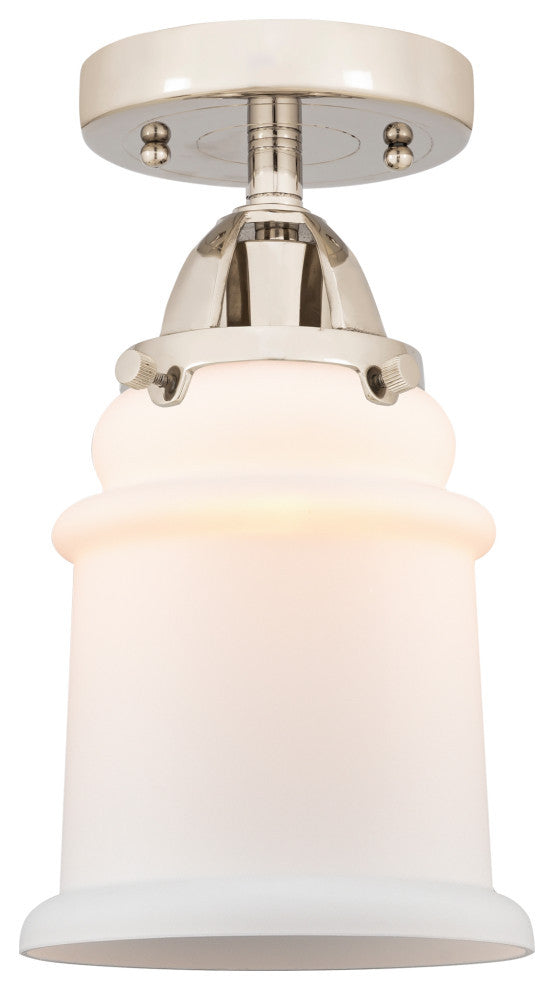 INNOVATIONS LIGHTING 288-1C-PN-G181-LED Canton 1 Light 6 inch Semi-Flush Mount