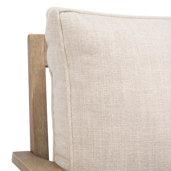 Safavieh Martinique Wood Patio Sofa, Natural