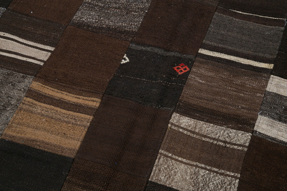 Rug N Carpet - Handmade Oriental 5' 7'' x 7' 10'' Rustic Patchwork Kilim Rug