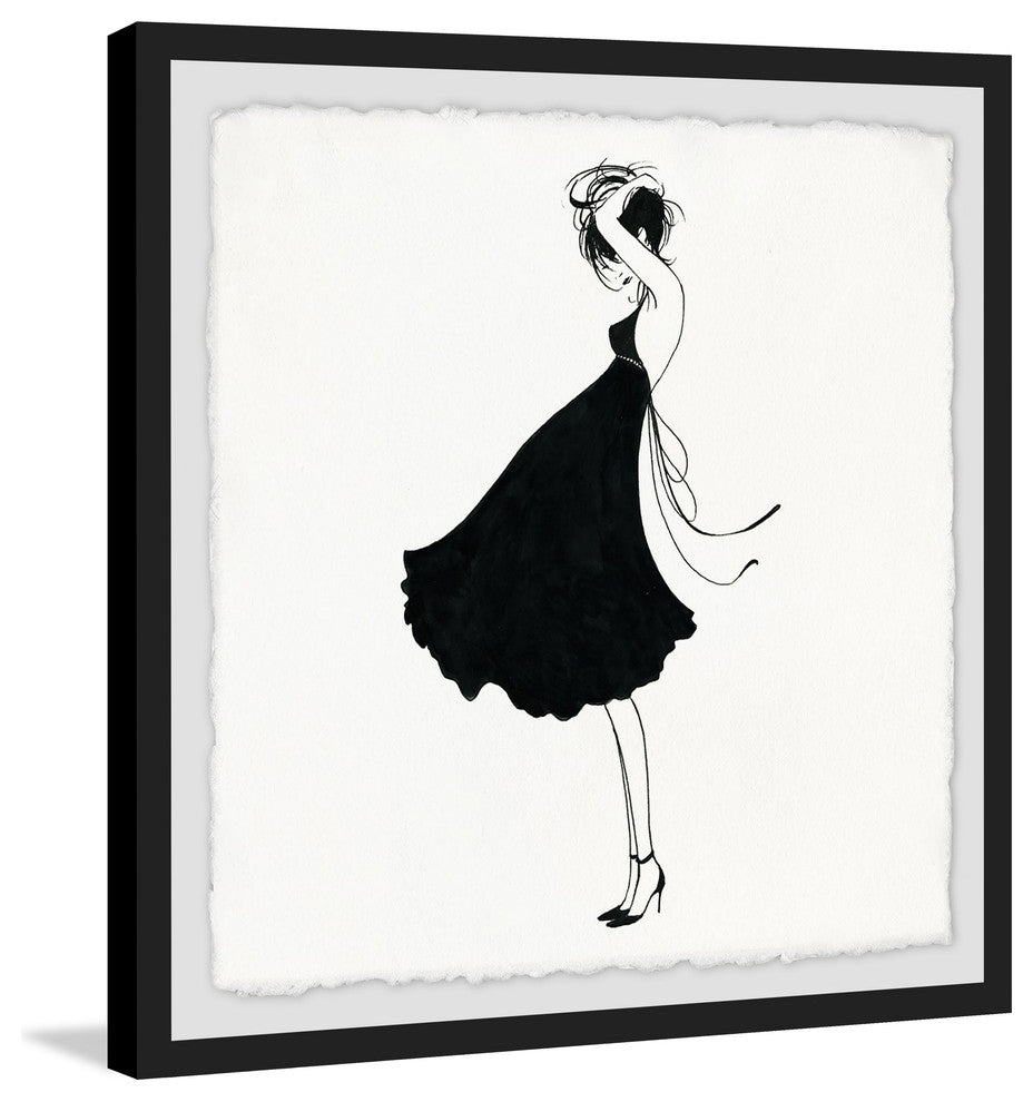 "Breezy Chic" Framed Painting Print, 18"x18"