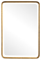 Uttermost 13936 Crofton 20-1/8" W x 30-1/4" H Rectangular Metal - Antiqued Gold