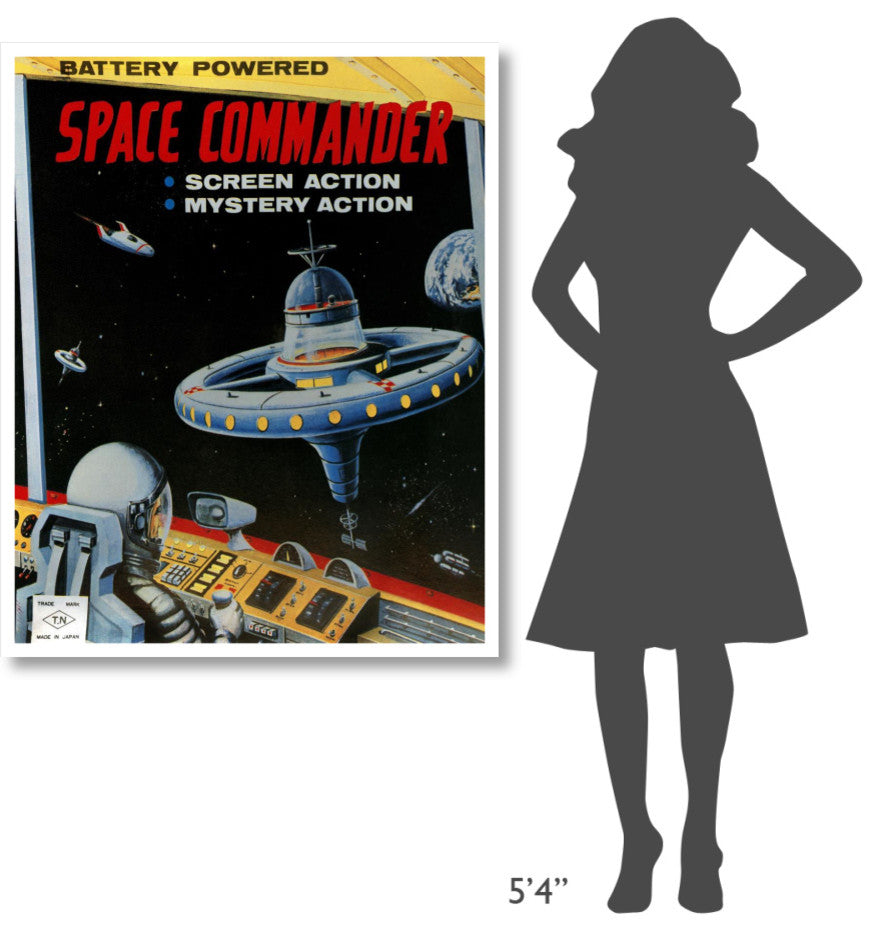 "Space Commander" Digital Paper Print by Retrorocket, 37"x46"