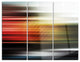 "Horizontal Lights" Metal Wall Art, 3 Panels, 36"x28"