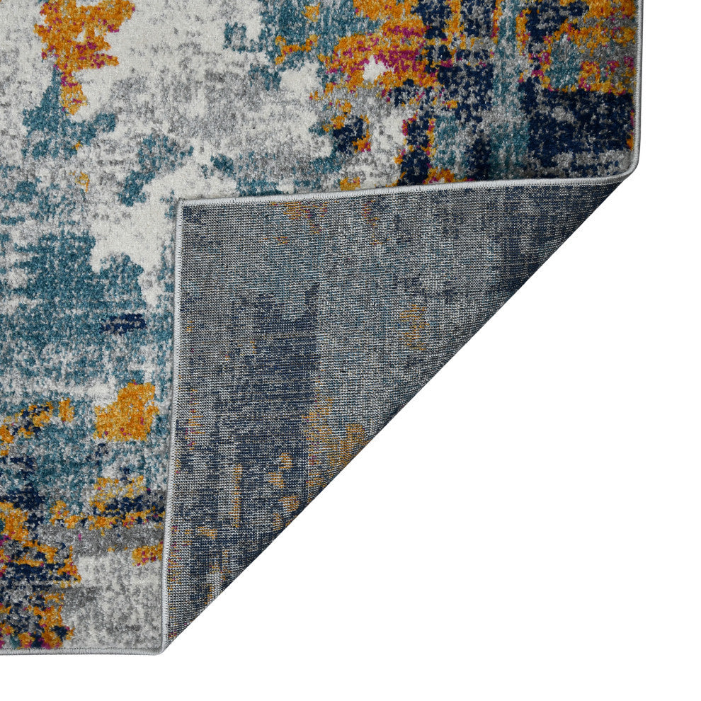Montana Joanna Runner, Orange, 2'7" x 8', Abstract