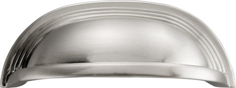 Belwith Hickory 96mm Deco Satin Nickel Cabinet Cup Pull P3104-SN Hardware