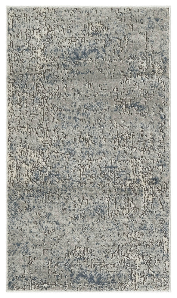 Nourison Quarry 2'2" x 3'9" Dark Grey Modern Indoor Rug