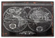 Metal World Map Wall Art Dï¿½cor, Black