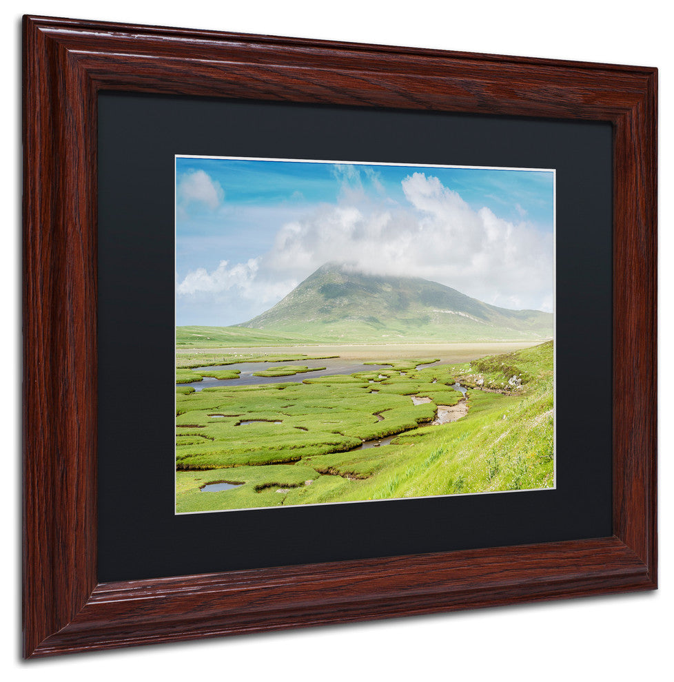 Blanchette Photography 'The Harris Saltings', Wood Frame, Black Matte, 14"x11"