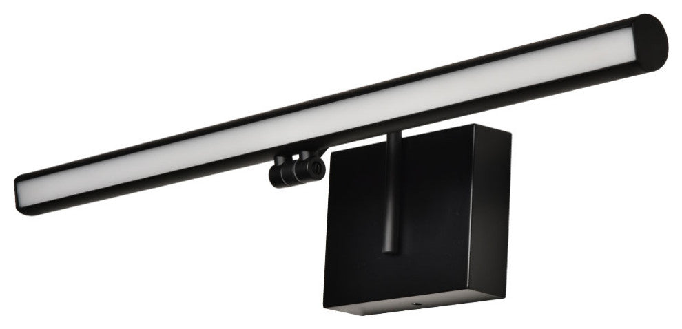 Procyon 24" ETL Certified Integrated LED Bathroom Lighting Fixture, Black