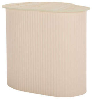 Safavieh MTP Small Ceramic Side Table, Beige