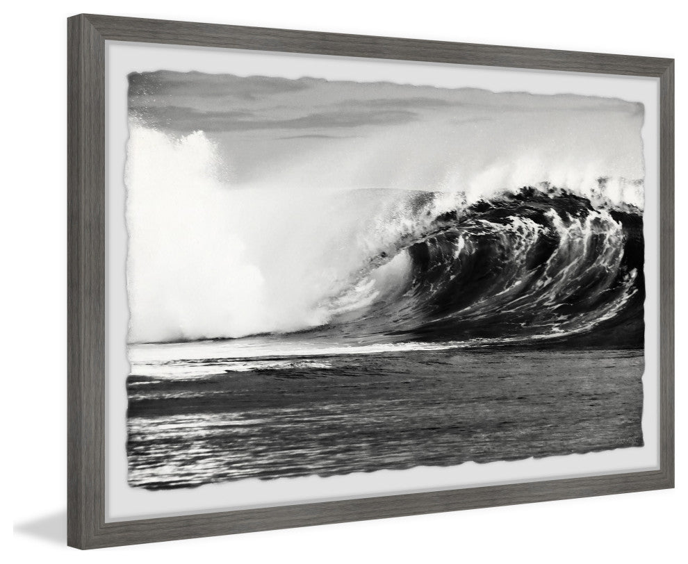 "Paddle Out" Framed Painting Print, 18x12