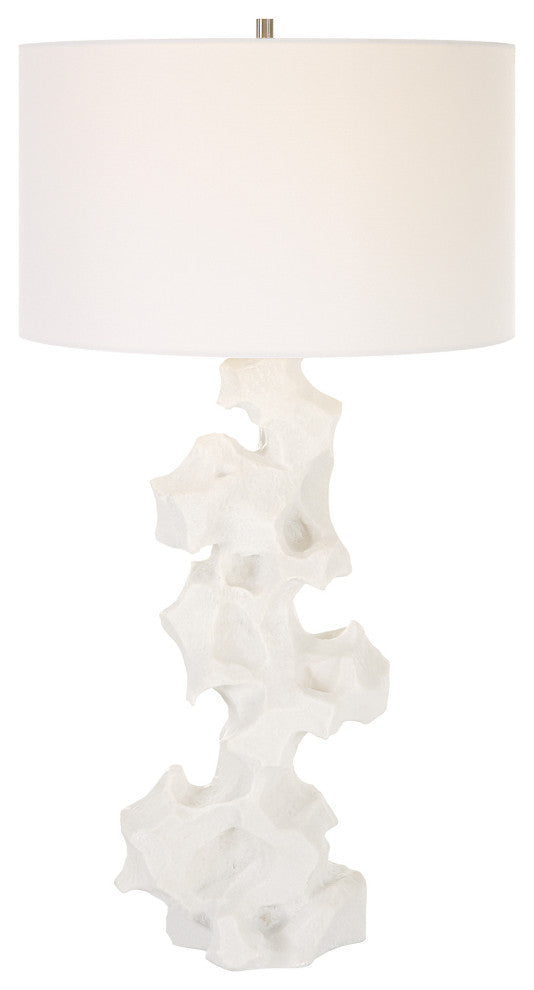 Remnant White Marble Table Lamp