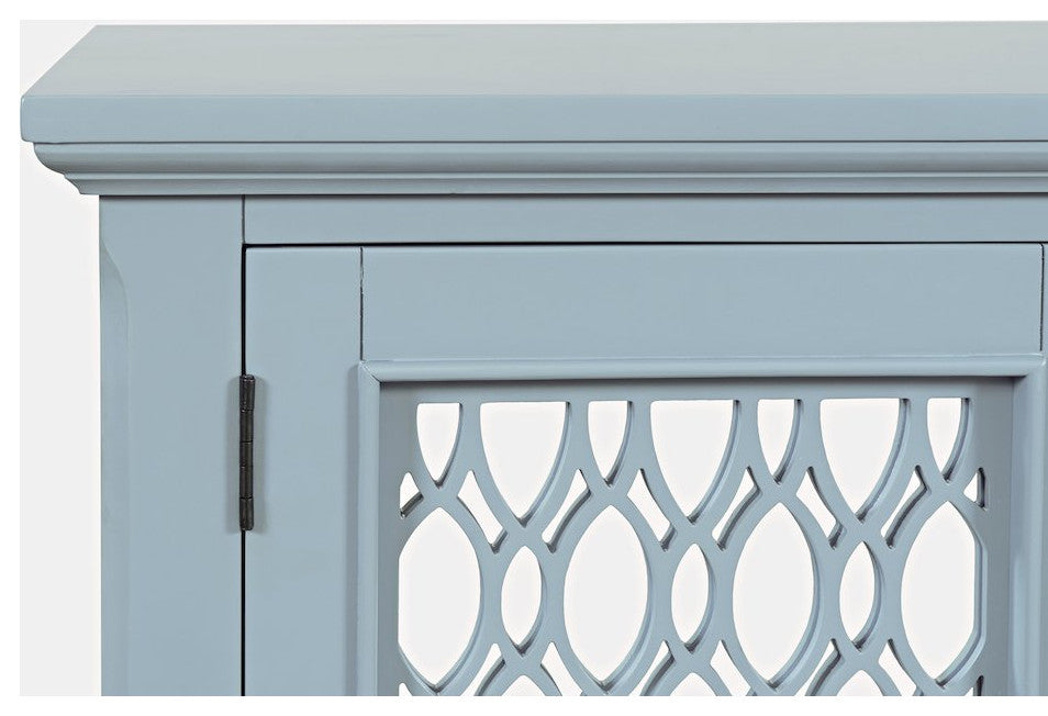 Isabella 38 Luxury Mirrored Accent Storage Cabinet