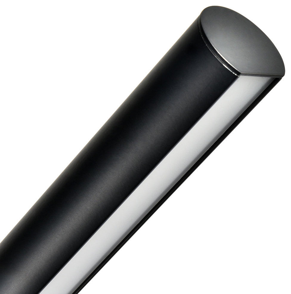 Procyon 24" ETL Certified Integrated LED Bathroom Lighting Fixture, Black