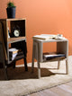 Small Stackable Wood Table, White