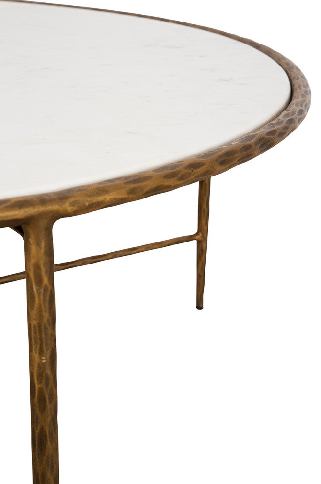 Evelyn Iron Coffee Table, Gold
