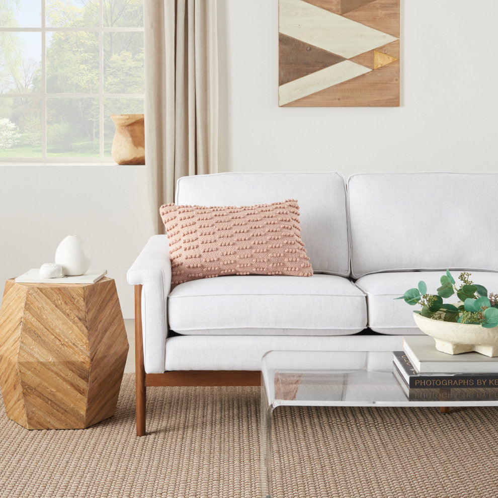 Mina Victory GC380 Throw Pillow, Blush, 12"X20"