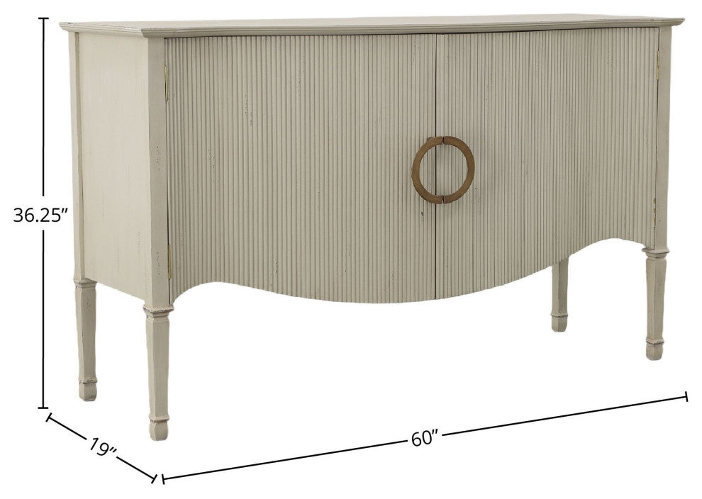 Willow 60" 2-Door Sideboard, Cream