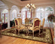 Corinthian 5308 Red, Ivory Aubusson Rug, 20"x31"
