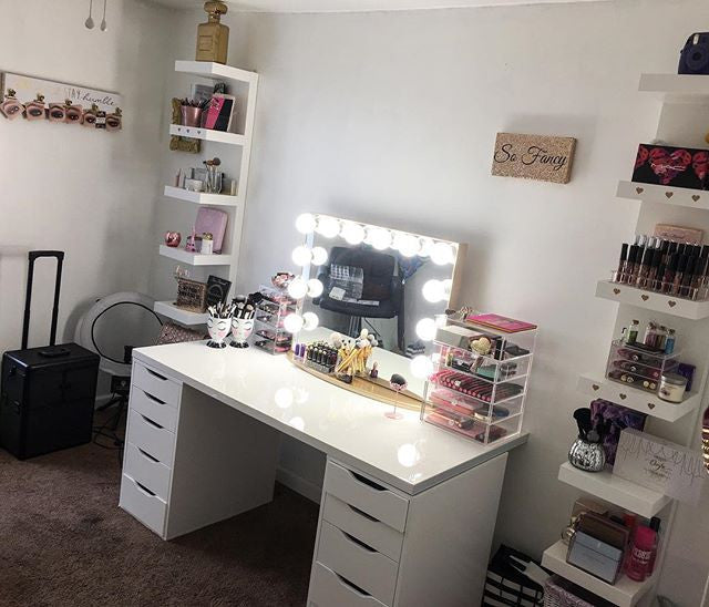 5-Tier Acrylic Makeup Organizer With Open Top