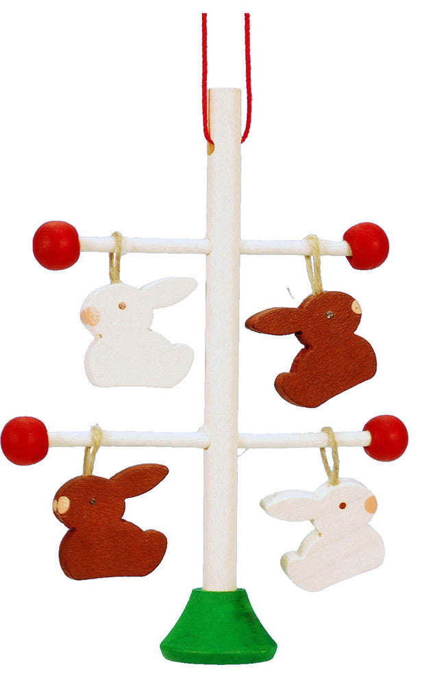 Christian Ulbricht Ornament- Tree With Easter Bunnies