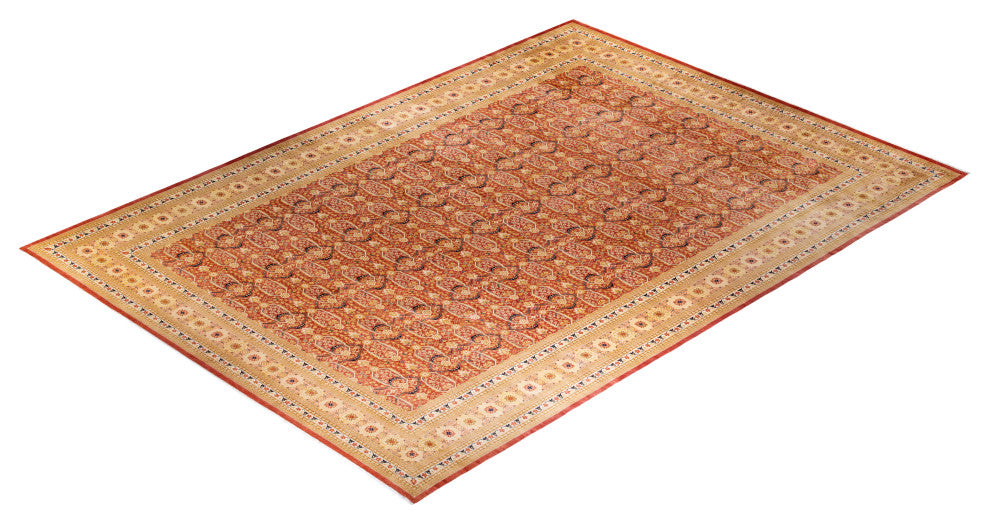 Mogul, One-of-a-Kind Hand-Knotted Area Rug Orange, 12' 2" x 17' 4"