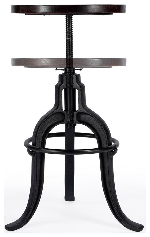 Butler Gladney Iron Revolving Bar Stool
