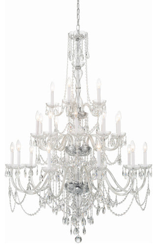 Crystorama Lighting Group 1156-CL-MWP Traditional Crystal 25 - Polished Chrome