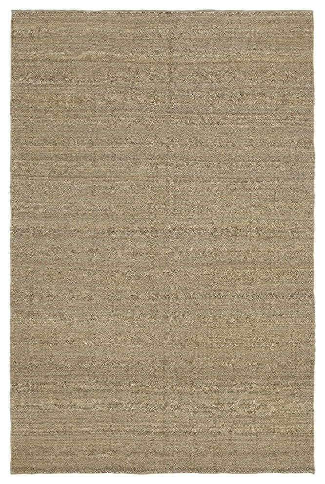 Rug N Carpet - Hand-knotted Oriental 6' 5'' x 9' 8'' Flatweave Wool Kilim Rug