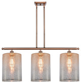 Innovations 516-3I-AC-G116-L 3 Light Island Light, Antique Copper