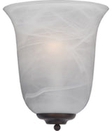 Maxim 20581 1 Light 11" Tall Wall Sconce - Oil Rubbed Bronze / Marble