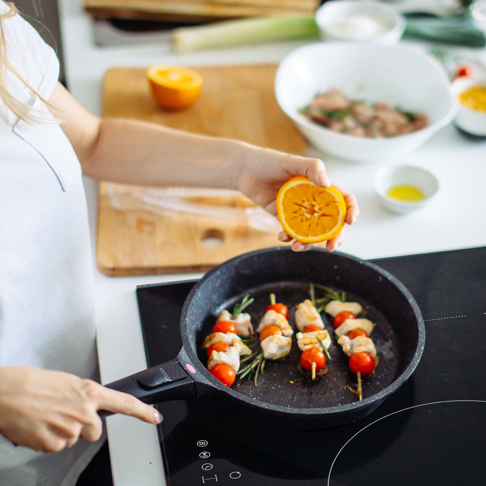 Built-in 36" 5 Elements Black Induction Cooktop Including Bridge Element