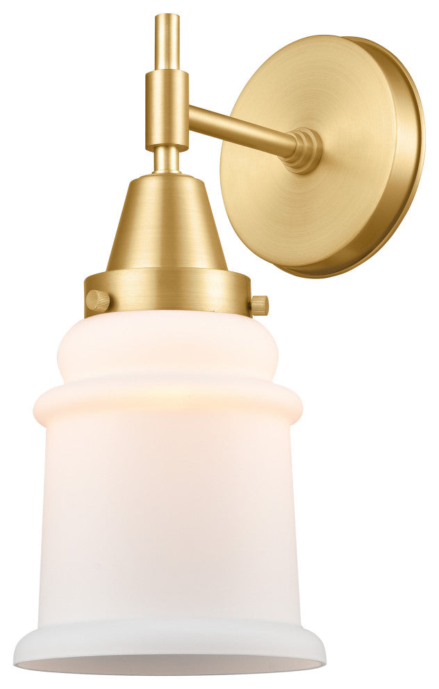 Innovations 447-1W-SG-G181 1-Light Sconce, Satin Gold