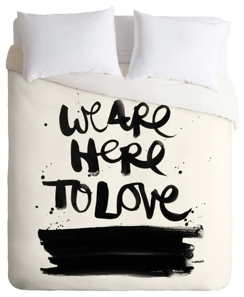 Deny Designs Kal Barteski We Are Here Duvet Cover - Lightweight
