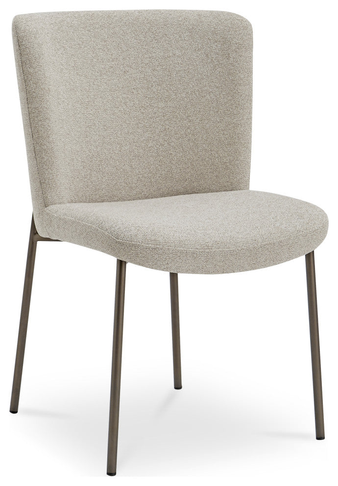 Early Dining Chair Beige-Set of Two