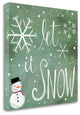 "Let It Snow" By Katie Doucette, Giclee Print on Gallery Wrap Canvas