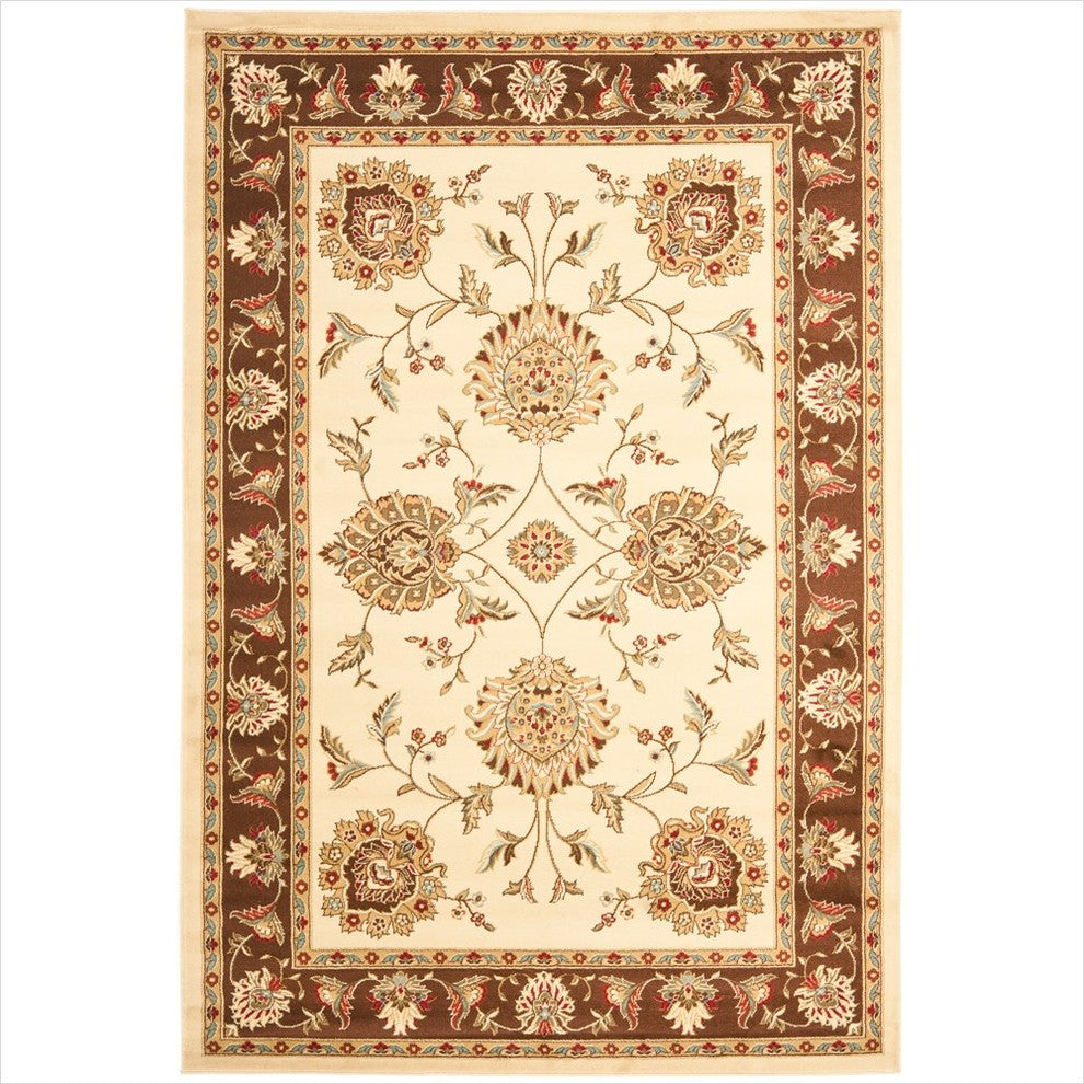 Lyndhurst Brown Area Rug LNH555-1225 - 5''3" x 7''6"
