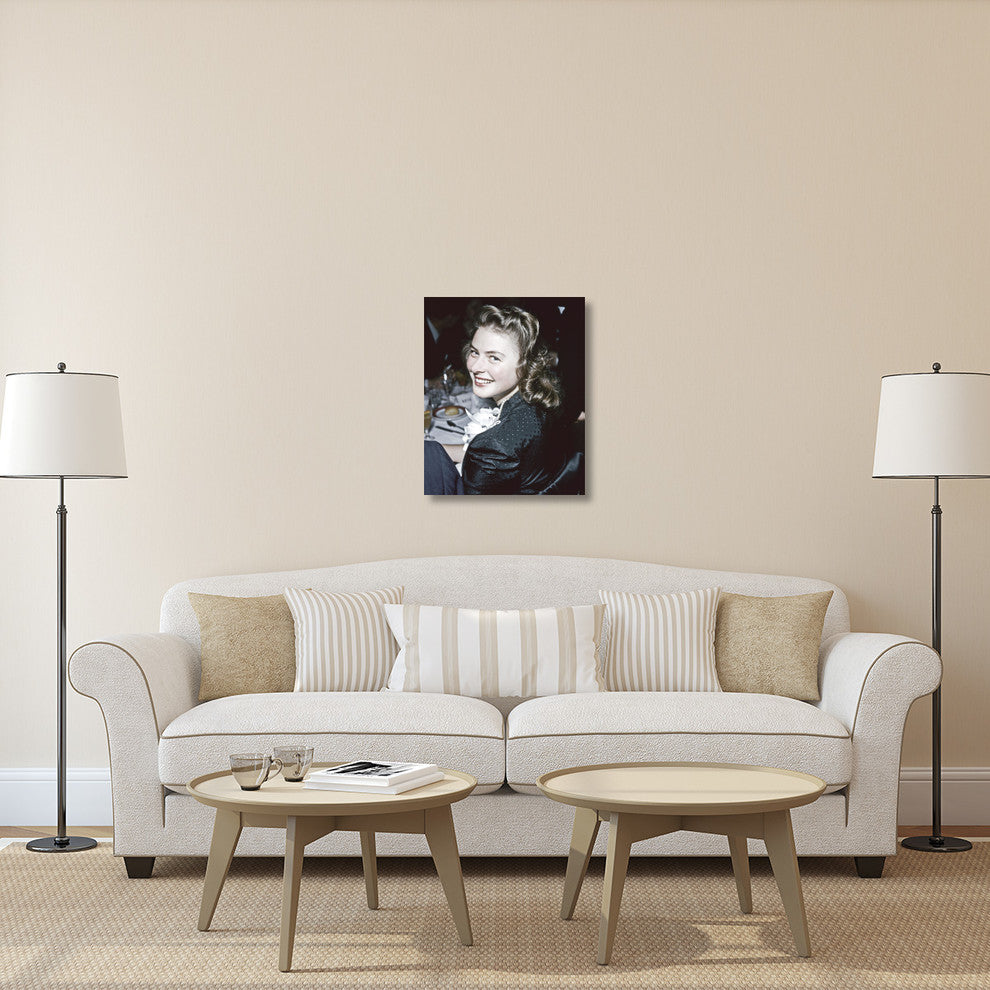 "Ingrid Bergman" Stretched Canvas Giclee by Hollywood Photo Archive, 24"x30"