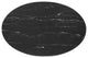 Coffee Table, Oval, Black White, Artificial Marble, Metal, Modern, Hospitality
