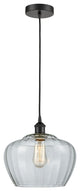 Innovations 616-1P-BK-G92-L Fenton 1 Light 11" Mini Pendant, Matte Black