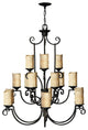 Hinkley Casa Double Extra Large Three Tier, Olde Black