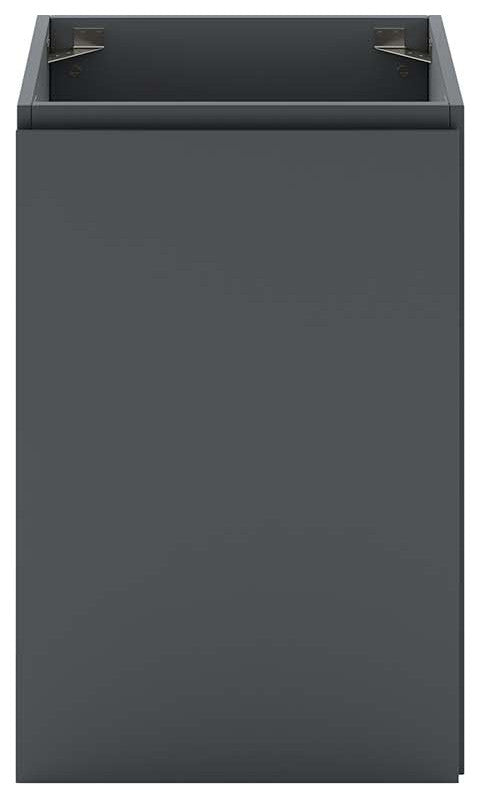 Vitality 18" Wall-Mount Bathroom Vanity, Gray