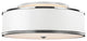 Feiss SF327PN Five Light SemiFlush Mount Feiss Pave Polished Nickel