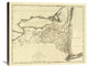 "State of New York, 1795" Stretched Canvas Giclee by Mathew Carey, 30"x24"